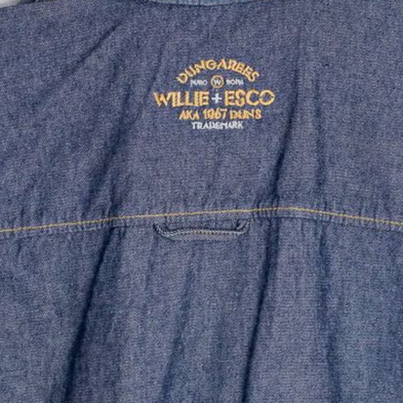 Vintage 90's Willie Esco Pullover Denim Jacket - Picture 4 of 4